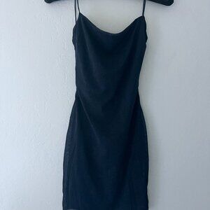 Misty Rose Blue Shimmering Homecoming Dress